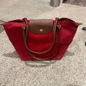 Longchamp Le Pliage Large, Red